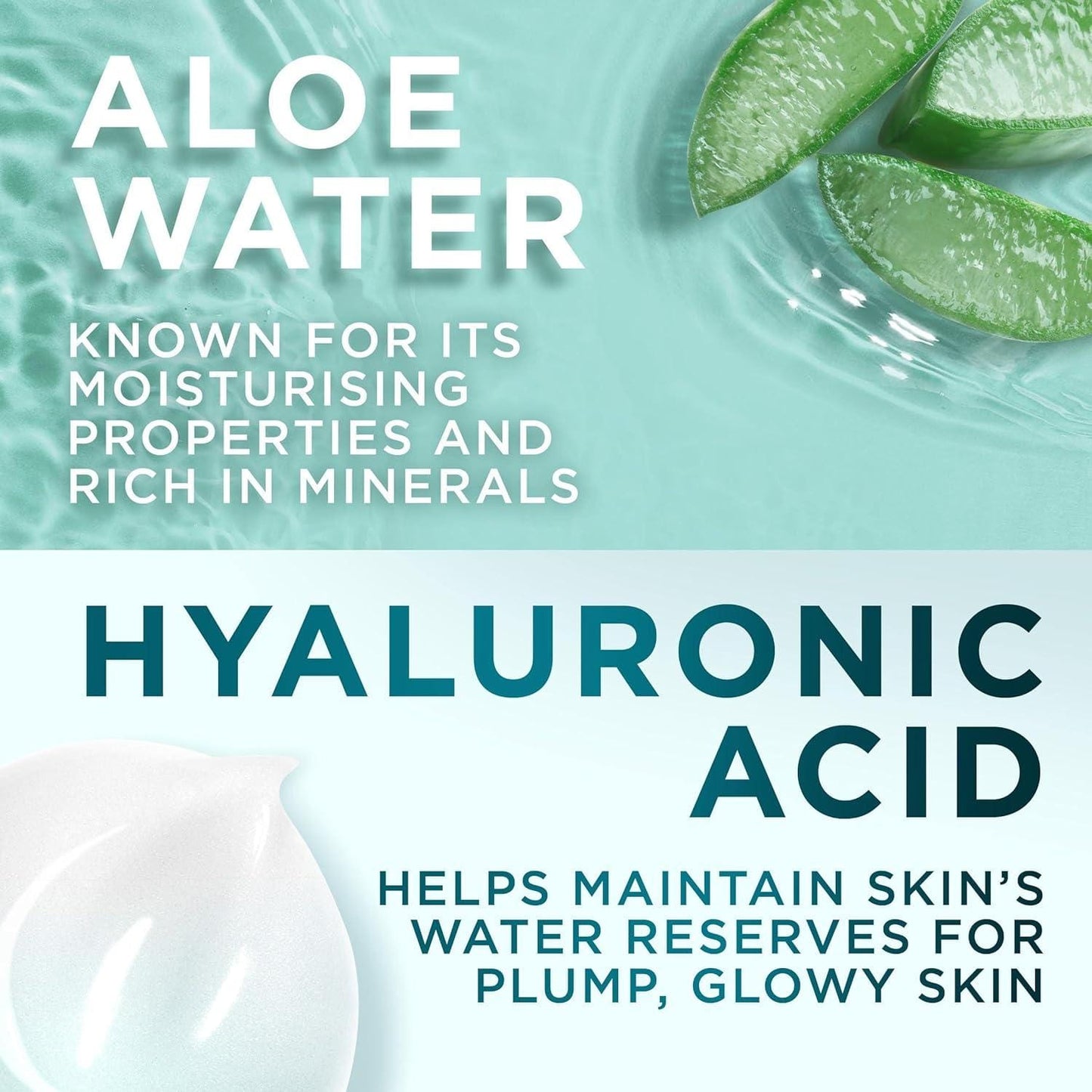 Loreal Paris Hydra Genius Hyaluronic Acid + Aloe Vera Liquid Moisturiser for Normal to Combination Skin, 70ml 3 Pack