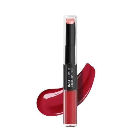 Rouge à lèvres longue tenue Infallible de L'Oréal Paris en 2 étapes - 501 Rouge Intemporel