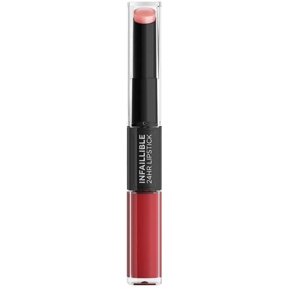 Rouge à lèvres longue tenue Infallible de L'Oréal Paris en 2 étapes - 501 Rouge Intemporel