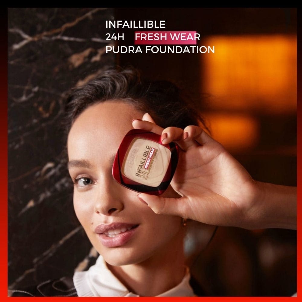 Loreal Paris Infallible Up to 24H Fresh Wear Foundation in a Powder -220 Sable Sand