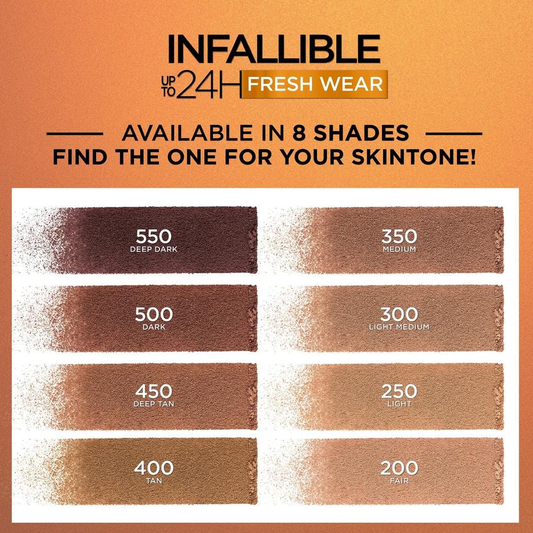 Loreal Paris Infallible Up to 24H Fresh Wear Matte Bronzer -250 Light