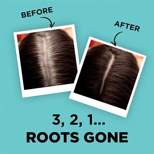 Spray correcteur de racines grises temporaire instantané Magic Retouch Dark Brown de L'Oréal Paris, 75 ml - Brun foncé