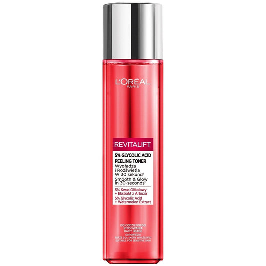 Loreal Paris Revitalift 5% Pure Glycolic Acid Peeling Tonic 180ml