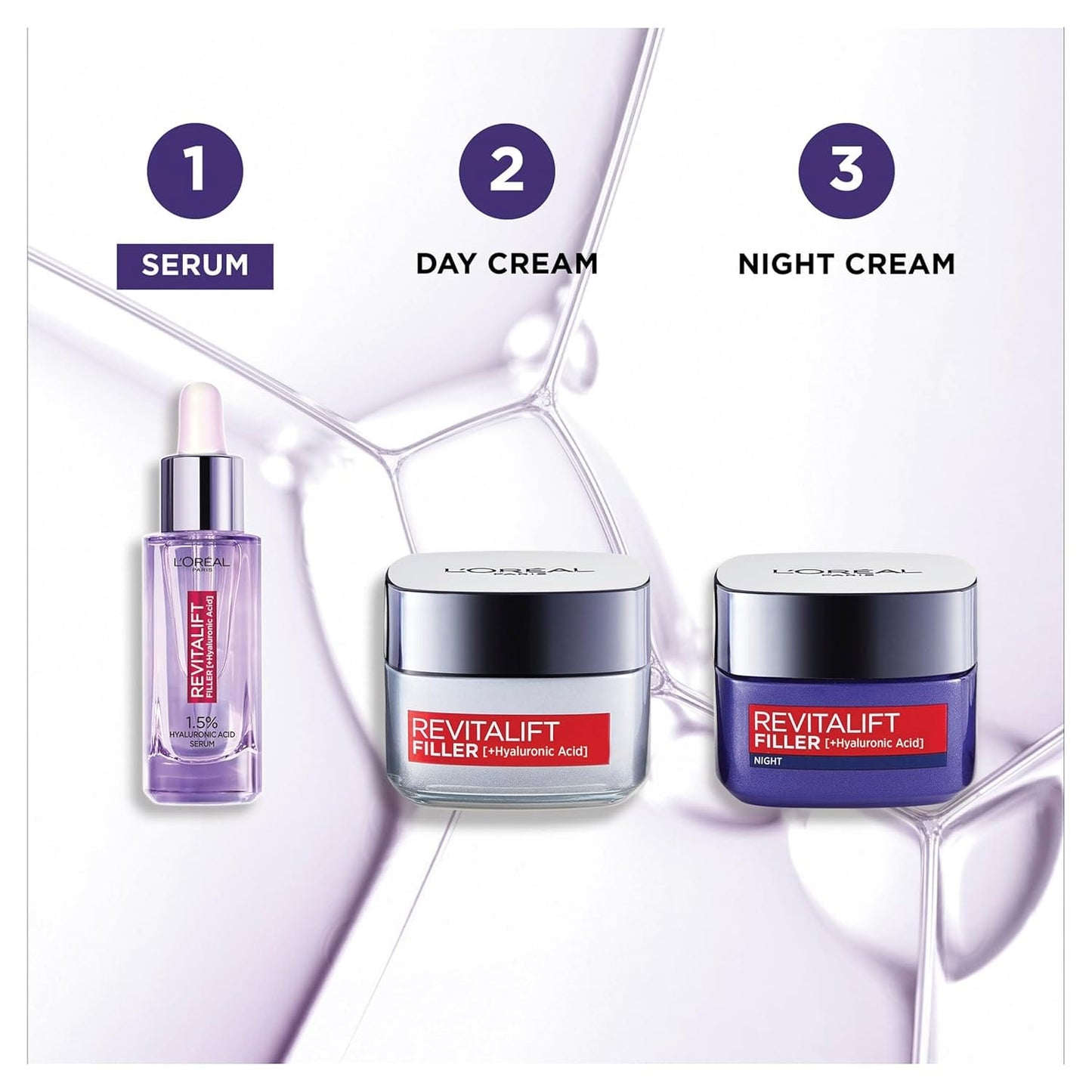 Loreal Paris Revitalift Night Anti-Aging Care Cream 50 ml 2 Pack