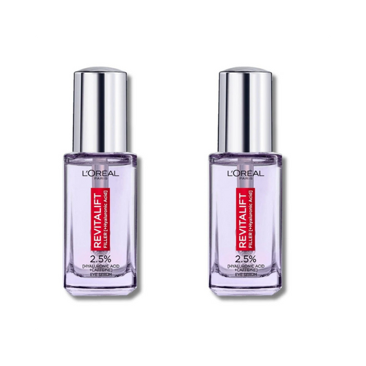 Loreal Paris Serum Revitalift Filler Hyaluronic Acid Eye Serum 20 ml 2 Pack
