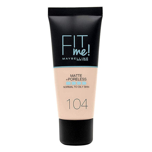 Fond de teint Maybelline Fit Me Matte+Poreless n° 104 Ivoire doux 30 ml