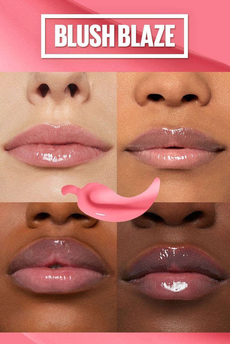 Maybelline New York Lifter Plump Lip Gloss -001 Blush Blaze