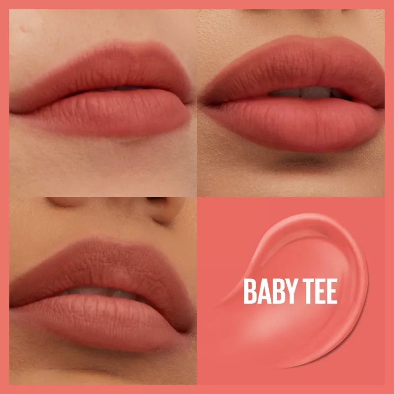 Maybelline Super Stay Teddy Tint Long Lasting Liquid Matte Tint -25 Baby Tee