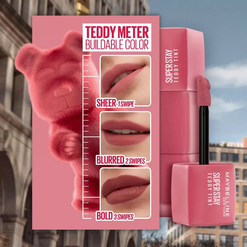 Maybelline Super Stay Teddy Tint Long Lasting Liquid Matte Tint -35 July Forever