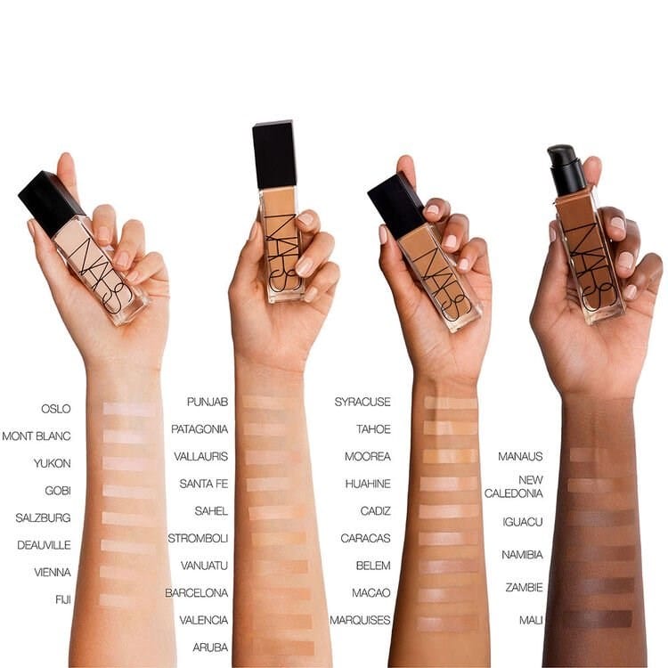 NARS Natural Radiant Longwear Foundation- 30 ML / Medium 1.2 - Patagonia - LightMediumTen with Peach Undertones