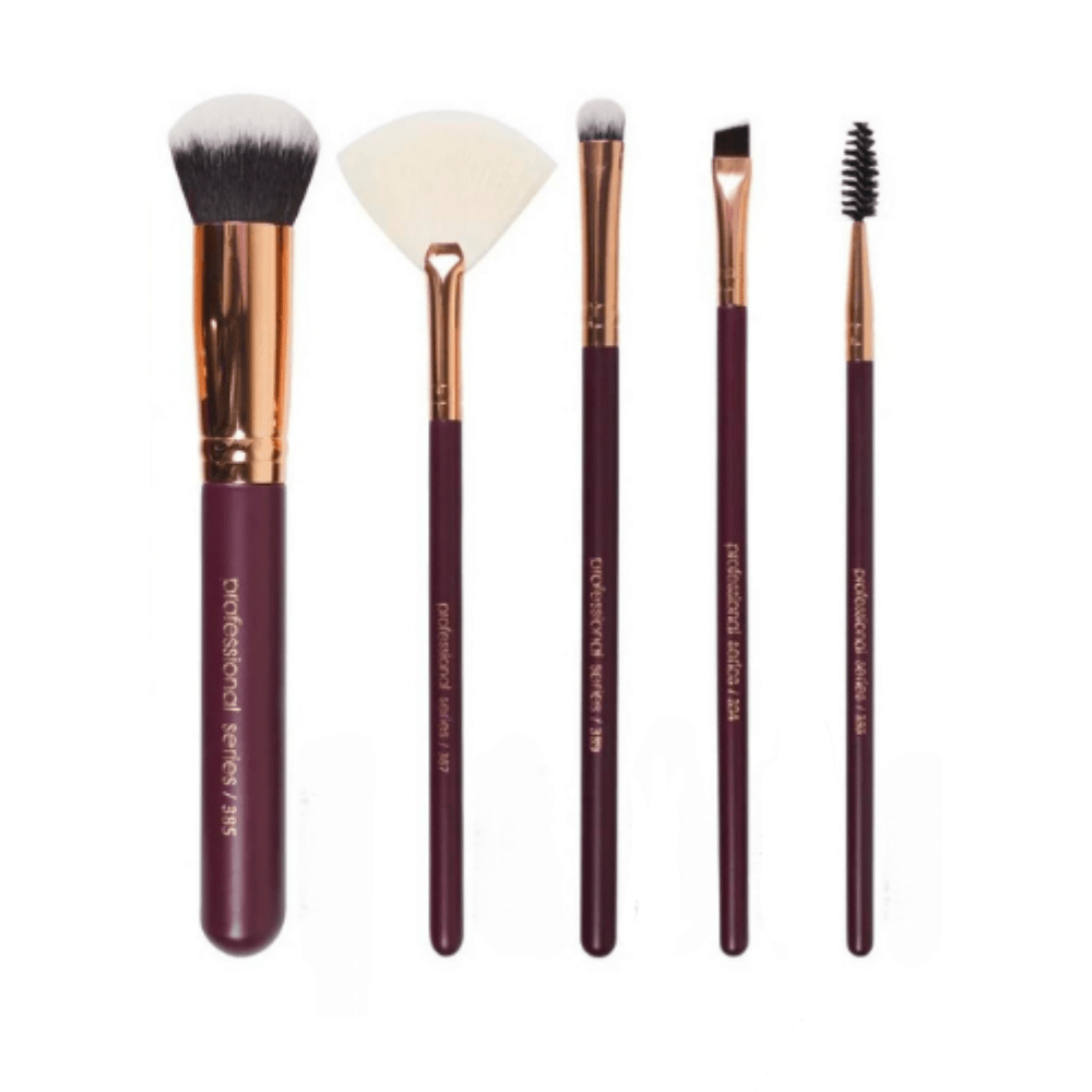 Nascita Burgundy Makeup Brush Set -95