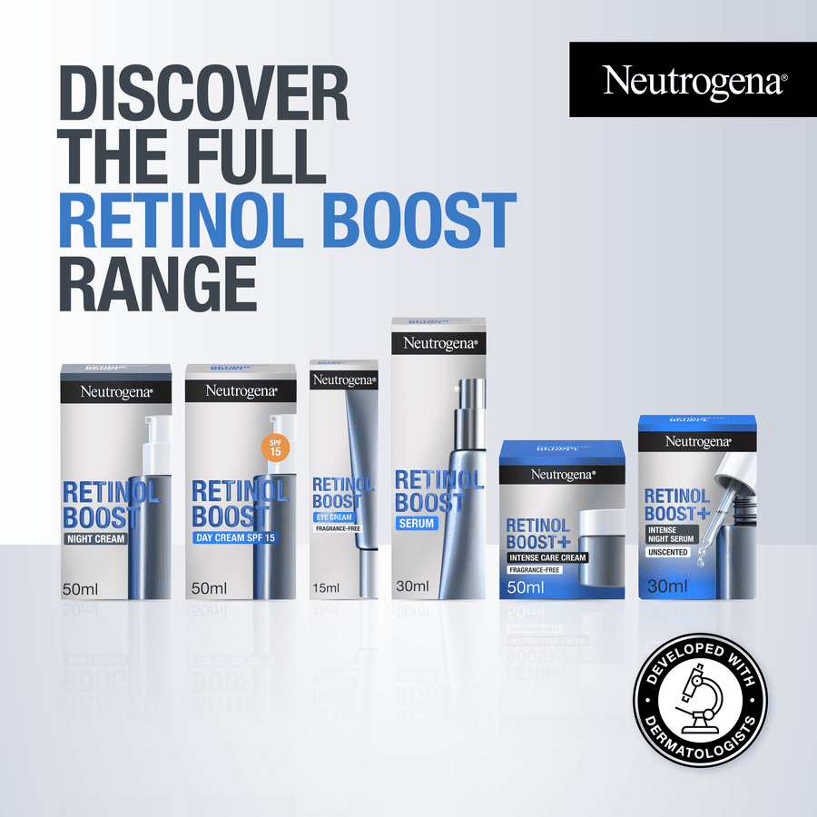 Neutrogena Retinol Boost+ Intense Care Cream 50ml / 1.7 fl oz 2 Pack