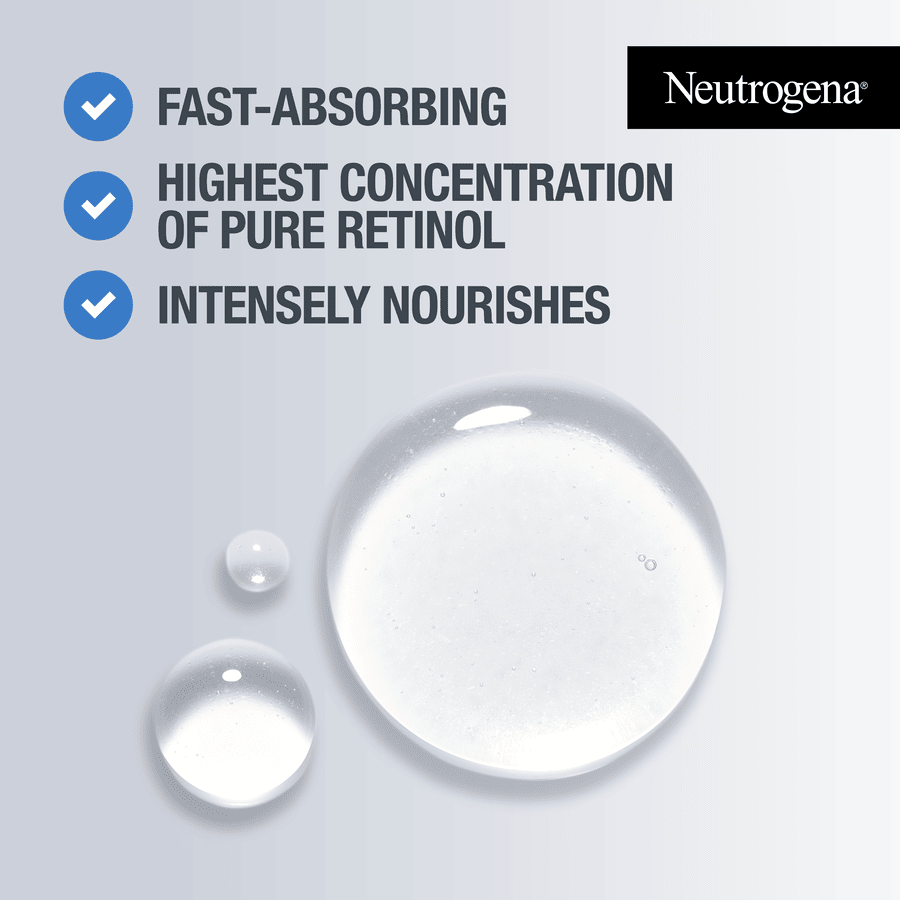 Neutrogena Retinol Boost+ Intense Night Serum 30ml / 1.0 fl oz 2 Pack