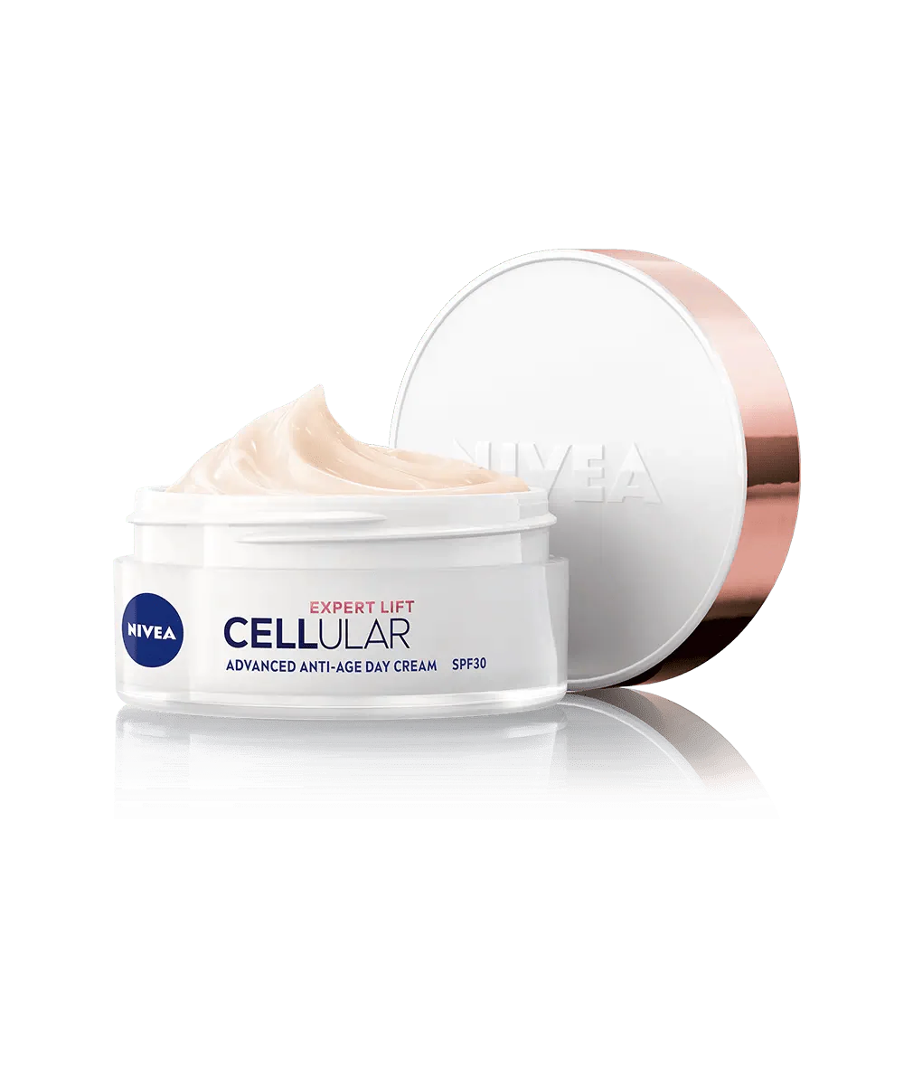 Nivea Cellular Expert Lift Pure Bakuchiol + HA Anti-Age Day Cream SPF30 50ml - 2 Pack