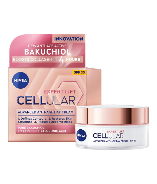 Nivea Cellular Expert Lift Crème de Jour Anti-Âge Pure Bakuchiol + HA SPF30 50 ml