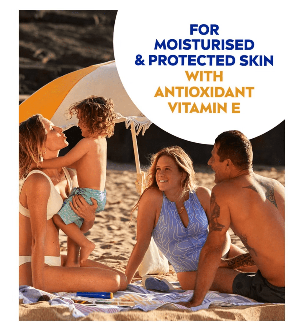 Nivea Sun Protect & Moisture Sun Cream Lotion SPF50+ 200ml / 6.8 fl.oz - 3 Pack