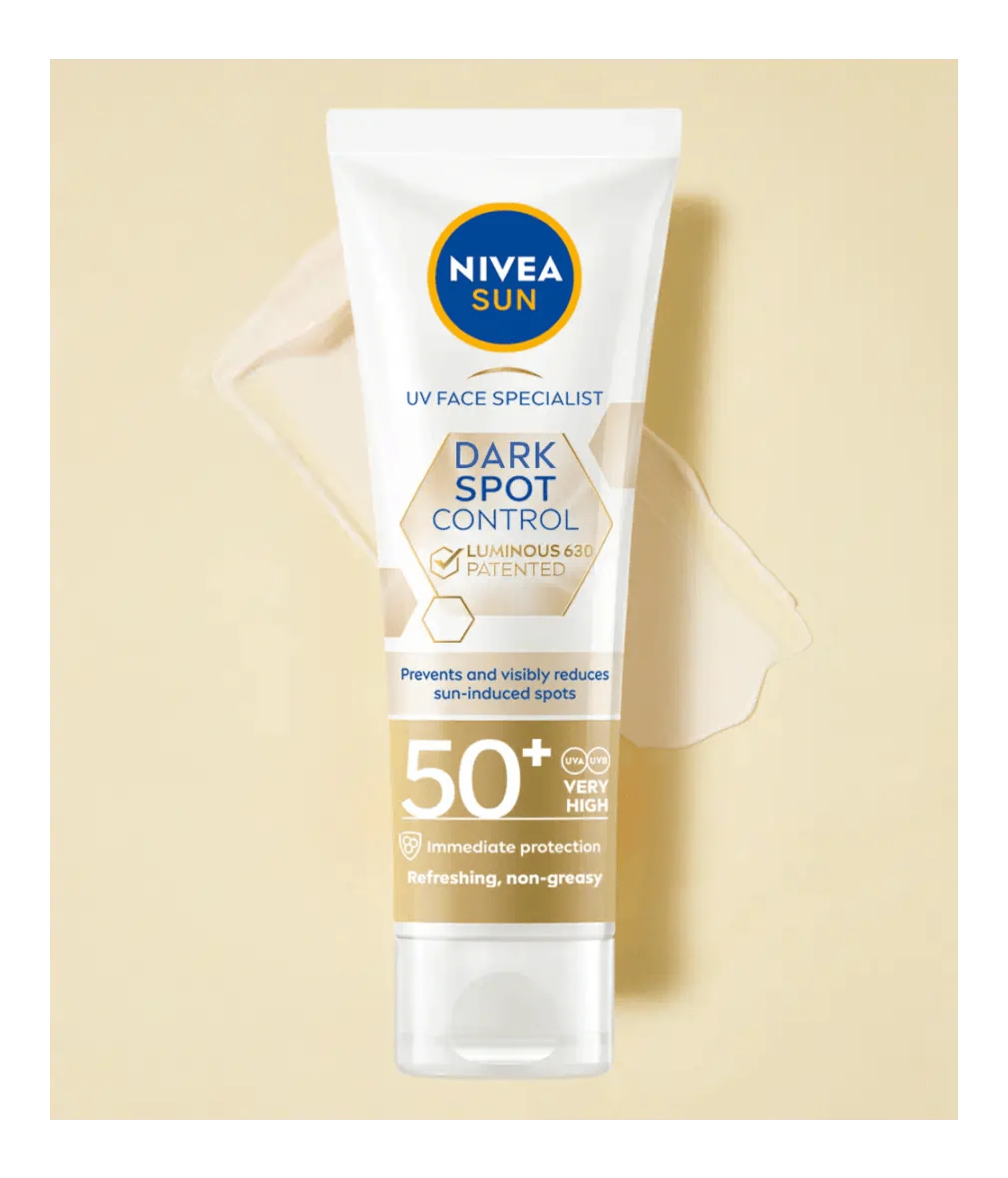 Nivea Sun UV Face Luminous 630 Spot Control Sun Fluid SPF50 40ml / 1.35 fl.oz - 2 Pack