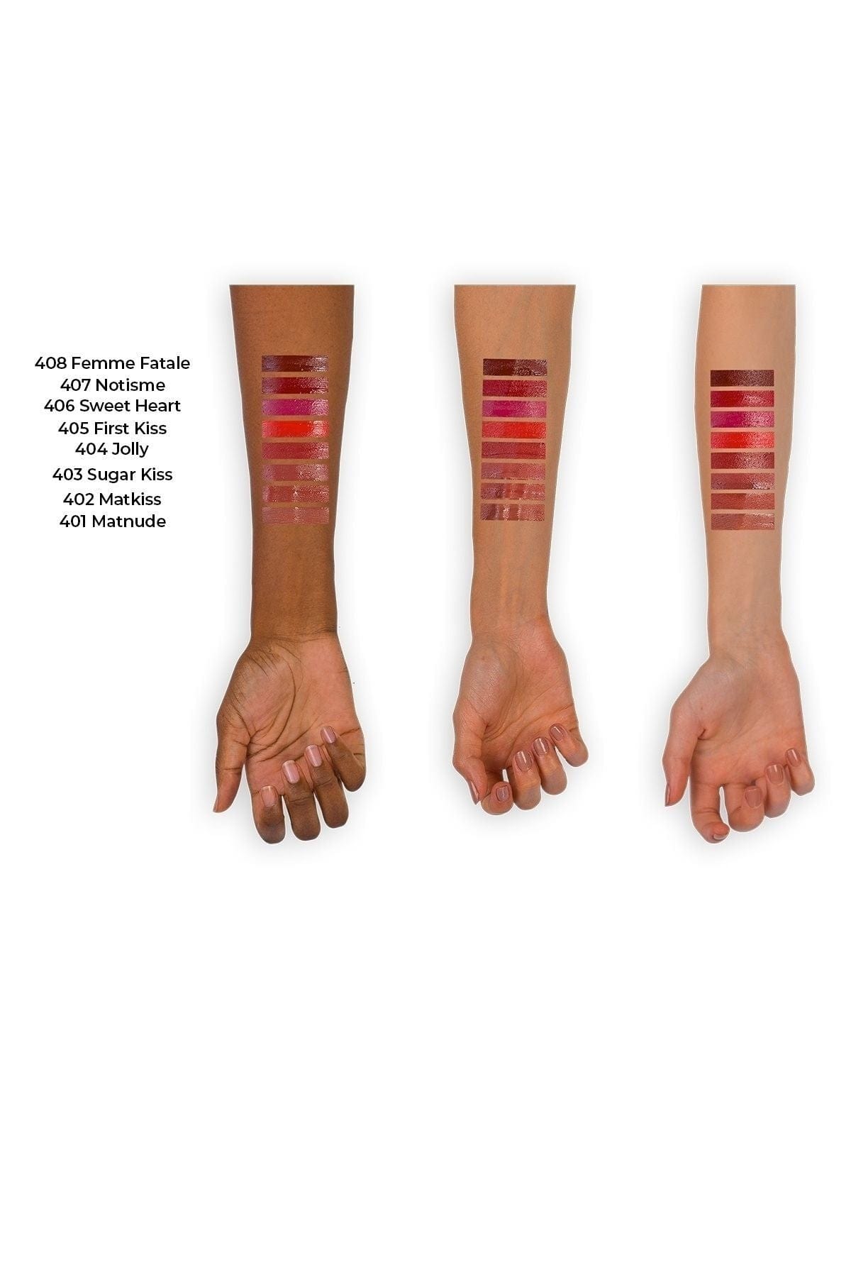 Note Cosmetics Mattemoist Lipgloss Semi Matte Satin Finish Liquid Lipstick-401 Mat Nude