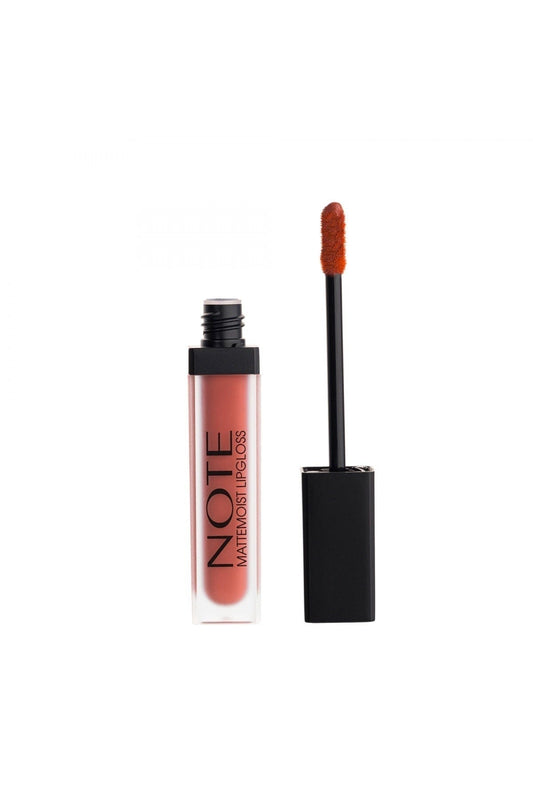 Note Cosmetics Mattemoist Lipgloss Semi Matte Satin Finish Liquid Lipstick-402 Mat Nude