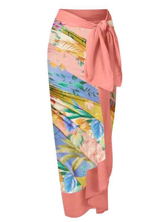 Sexy Siamese Conservative Cover Belly Thin Swimsuit Spring Bathing Suit Women Chiffon Beach Dress