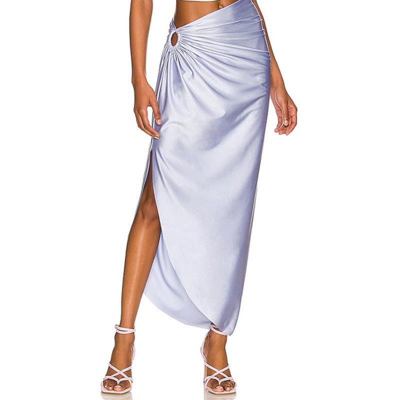 Pearl Shoulder Strap One Piece Swimsuit Women Vacation Beach Swimsuit