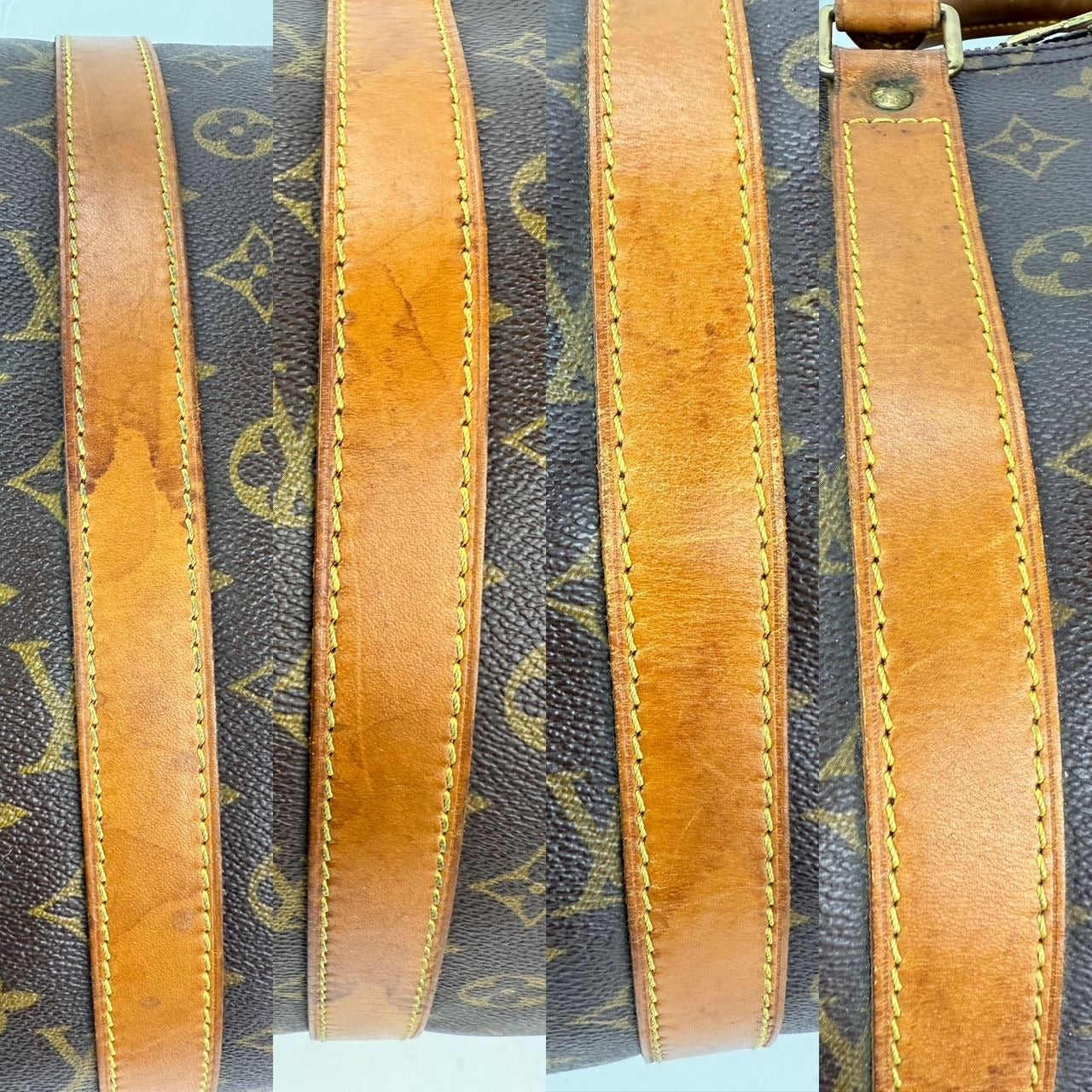 Sac de voyage Louis Vuitton Keepall 55 en toile monogrammée