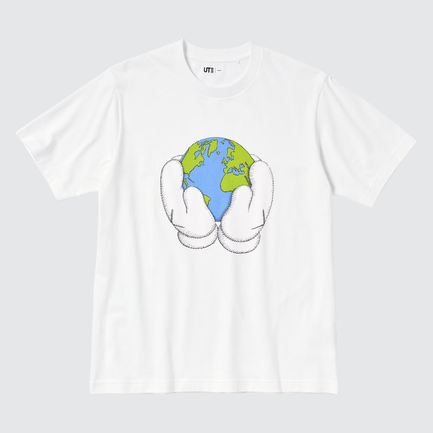PEACE FOR ALL Short-Sleeve Graphic T-Shirt (Kaws)