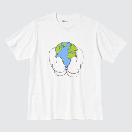 PEACE FOR ALL Short-Sleeve Graphic T-Shirt (Kaws)