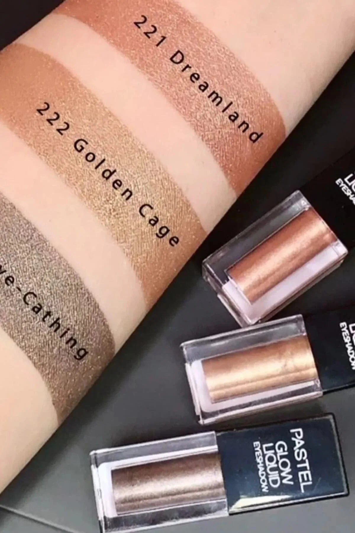 Pastel Glow Liquid Eyeshadow - 222 Golden Care -2 Pack