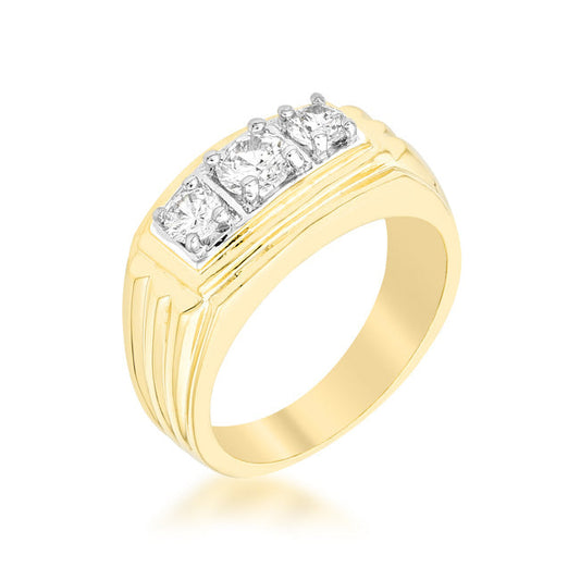 Jenn 0.2ct CZ Pave Parallel Ring