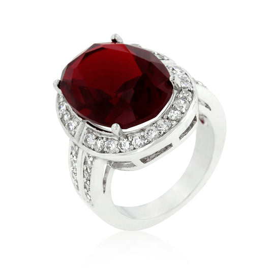 Alternating Bezel Linked Cubic Zirconia Eternity Band