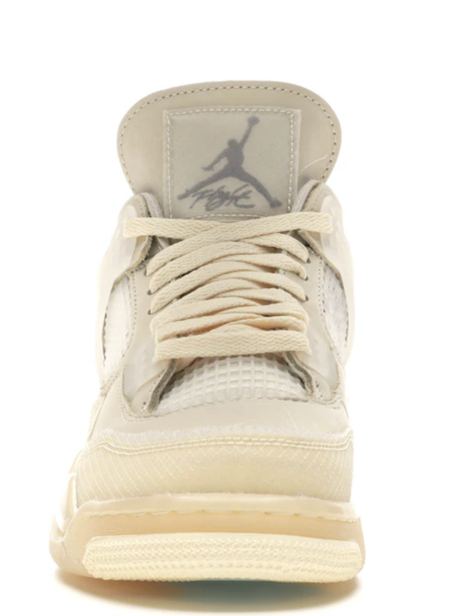 Air Jordan Retro 4 Off-White Sail (Femme)