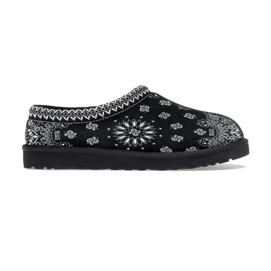 Bravest Studios Black Paisley Slippers