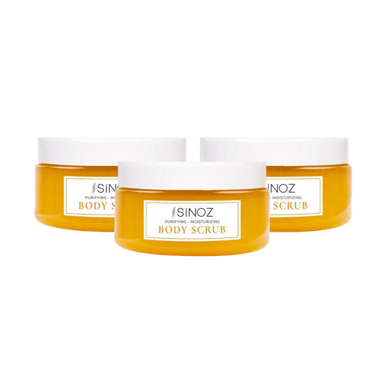 Sinoz Nourishing , Purifying And Moisturizing Body Scrub 250 ml 3 Pack