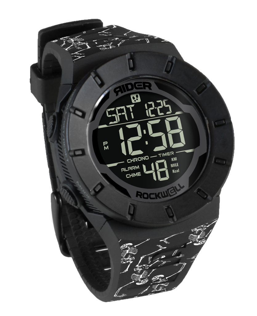 Montre Coliseum Fit™ - Motif squelette FORUM ÉDITION (Phantom Black)