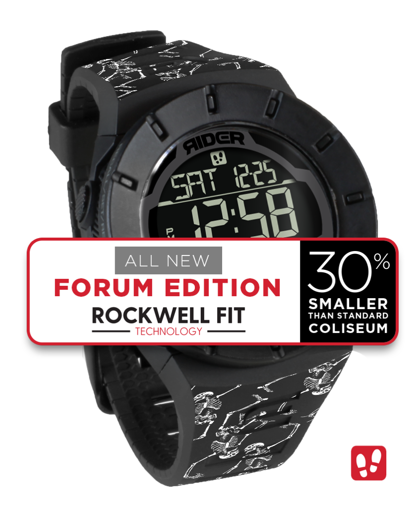 Montre Coliseum Fit™ - Motif squelette FORUM ÉDITION (Phantom Black)