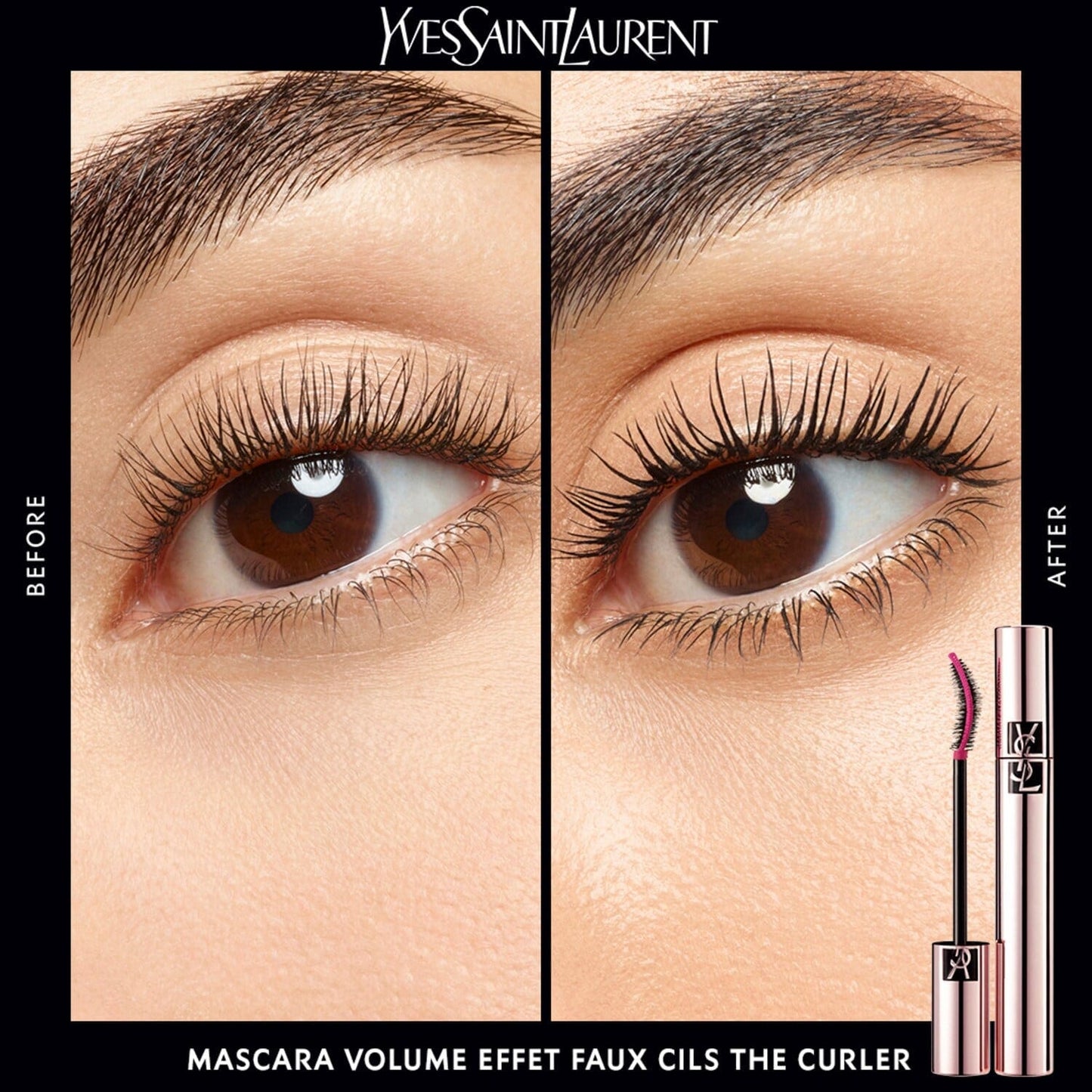 Yves Saint Laurent Mascara Volume Effet Faux Cils The Curler -Noir