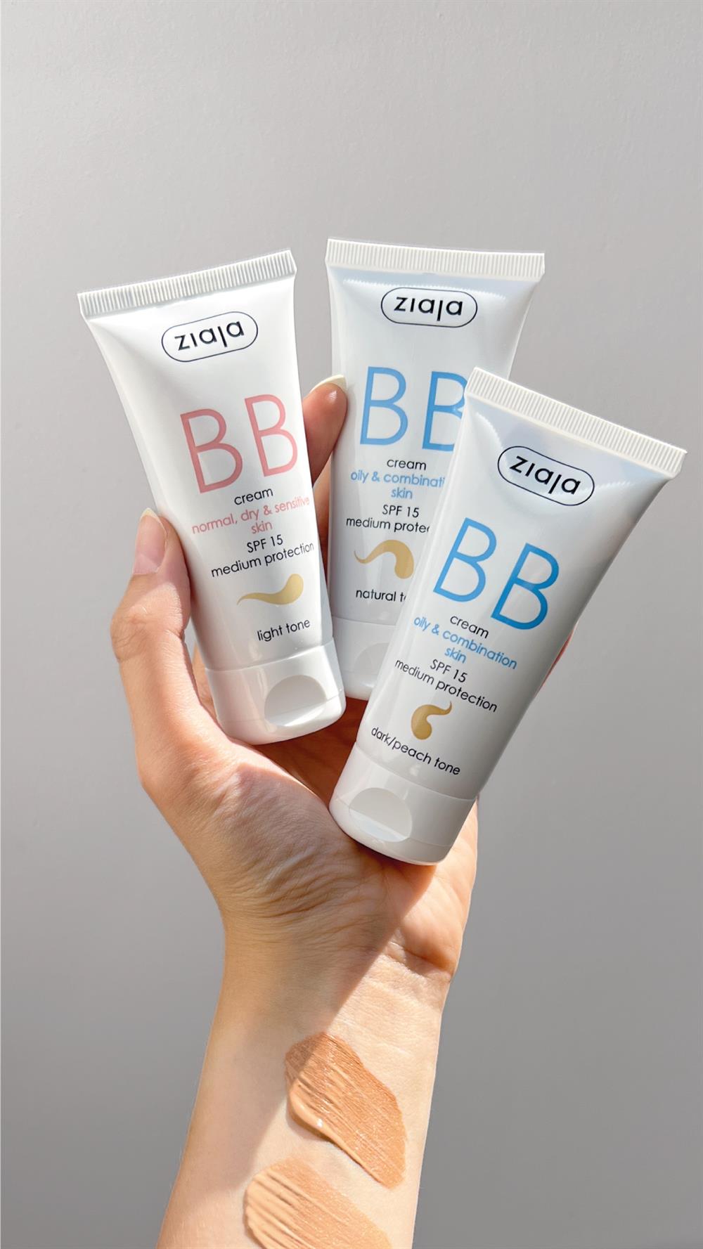 Ziaja BB Cream for Oily and Combination Skin Light Tone SPF15 50 ml