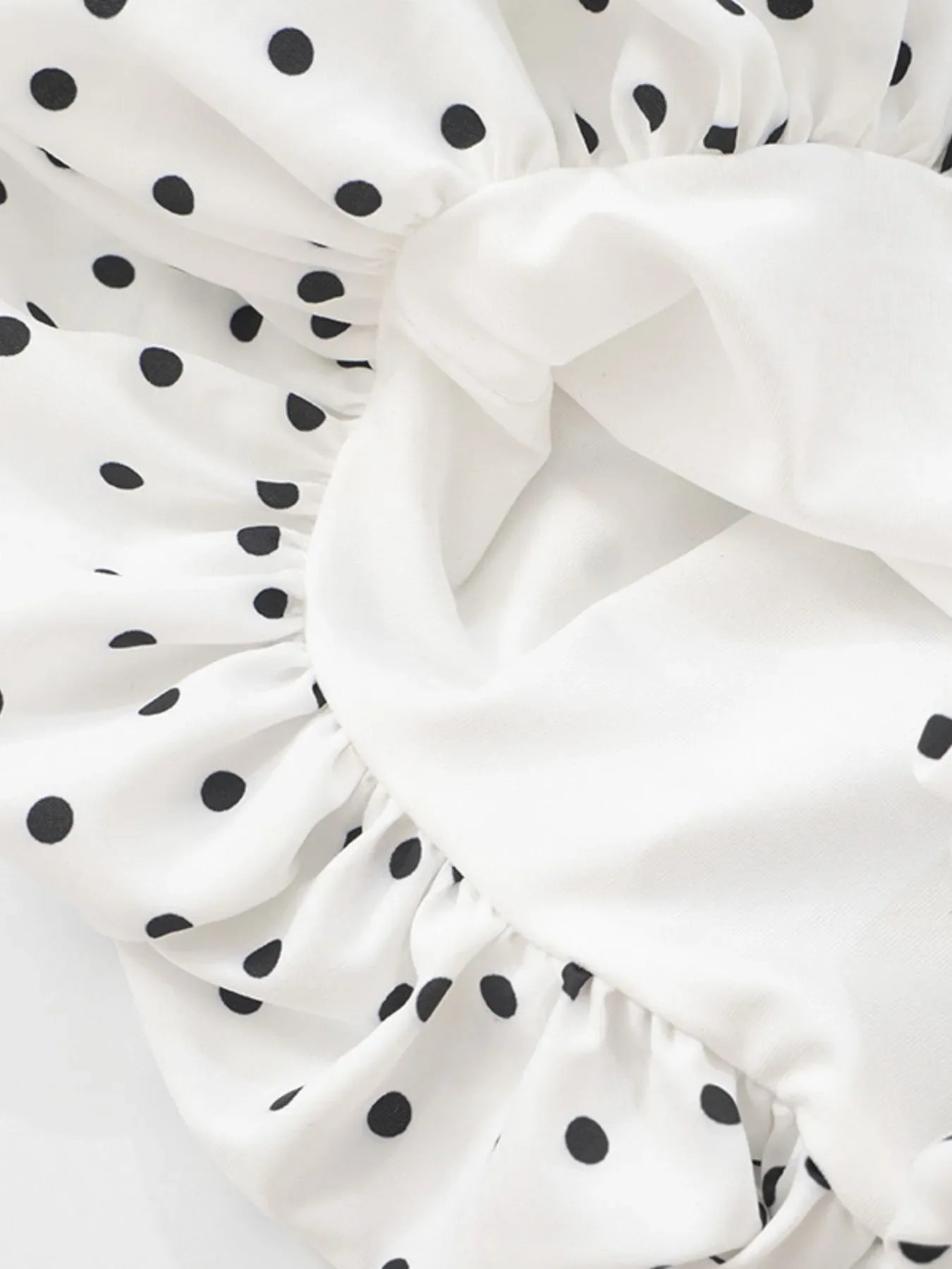 Sweetheart Neck Polka Dot Tube Mini Dress