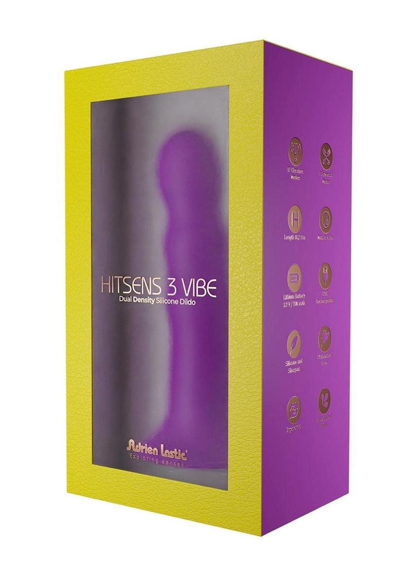 Adrien Lastic Hitsens 2 Dual Density Silicone Vibrating Dildo