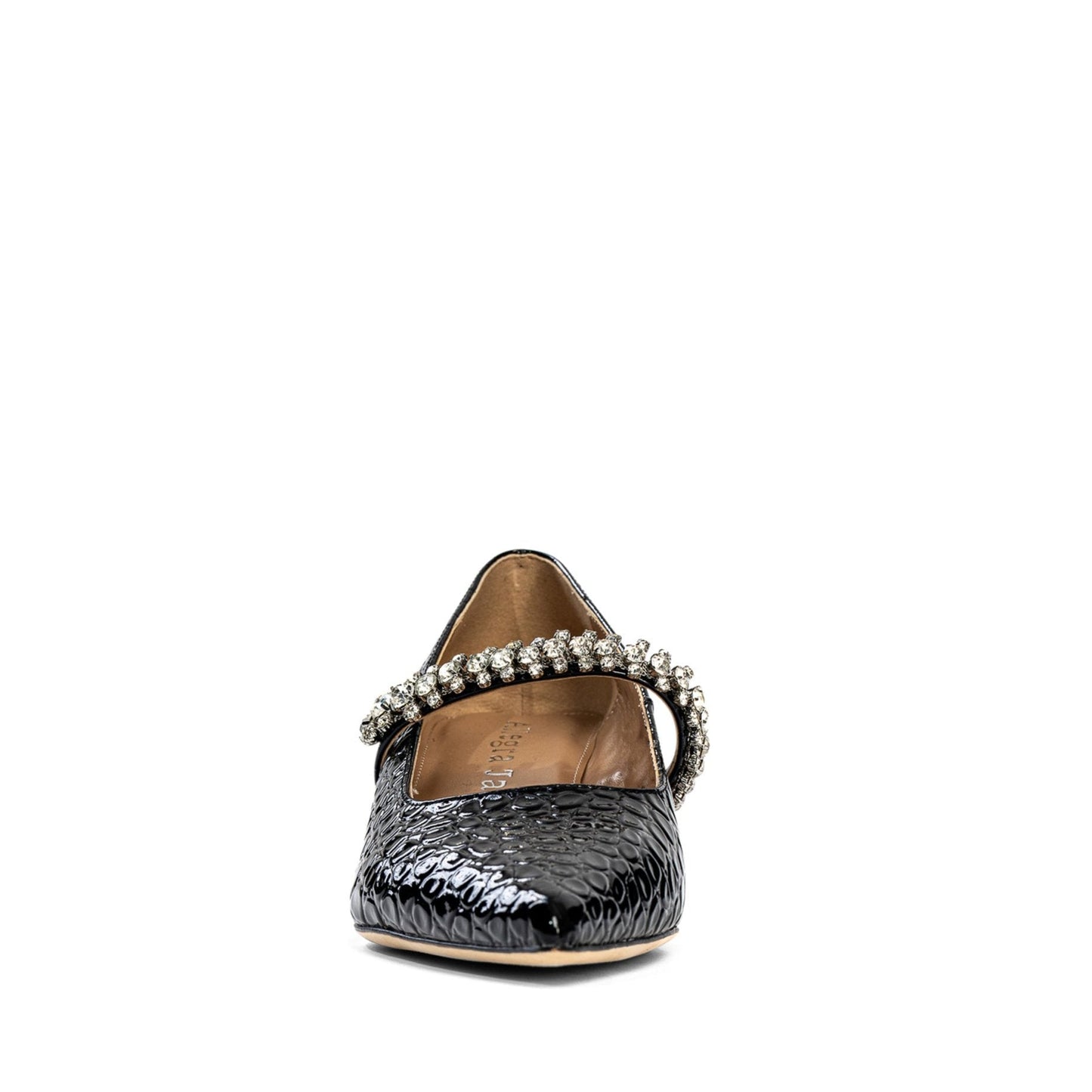 Escarpin en cuir gaufré Antonella