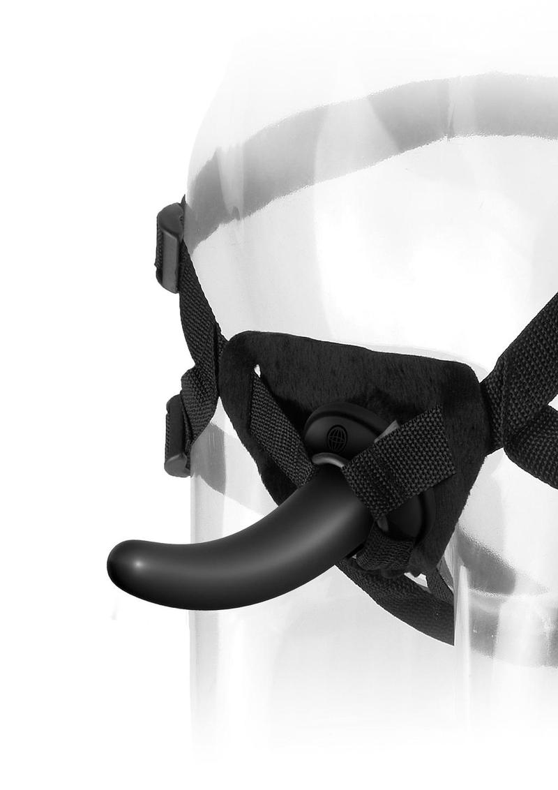Anal Fantasy Collection The Pegger Black Silicone Strap-On Dildo