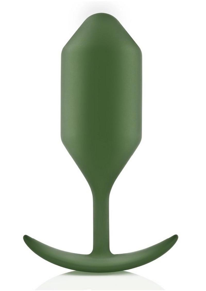 b Vibe Snug Plug 4 Weighted Silicone Anal Plug