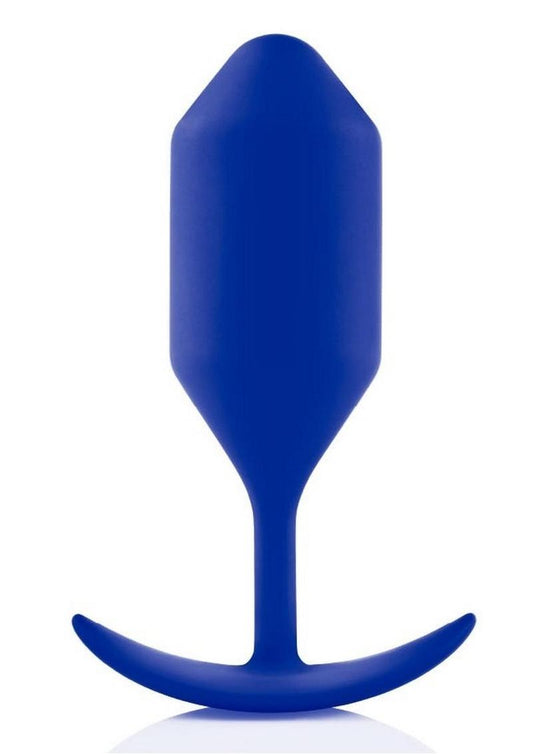 b Vibe Snug Plug 4 Weighted Silicone Anal Plug