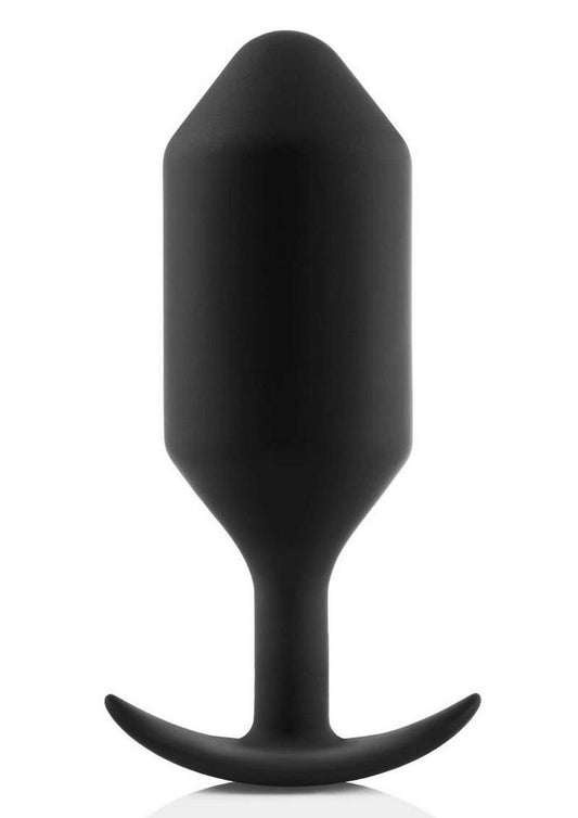 b Vibe Snug Plug 6 Weighted Silicone Anal Plug