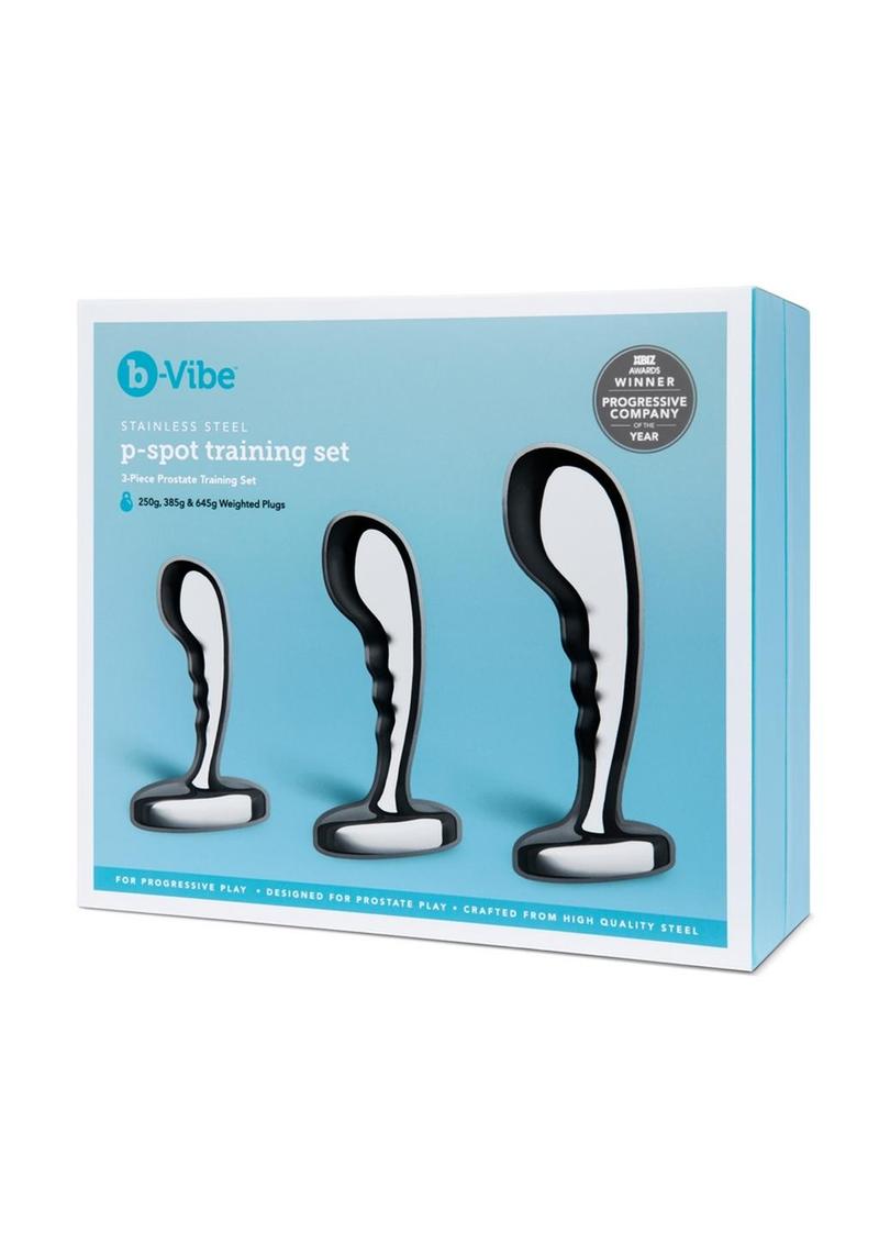 b-Vibe Stainless Steel P-Spot Training Set