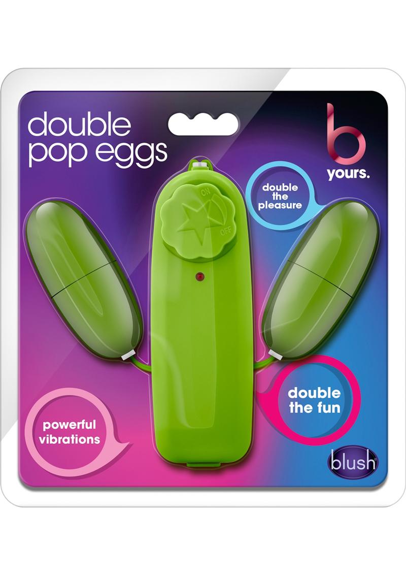 B Yours Double Pop Eggs With Remote Control Vibrators