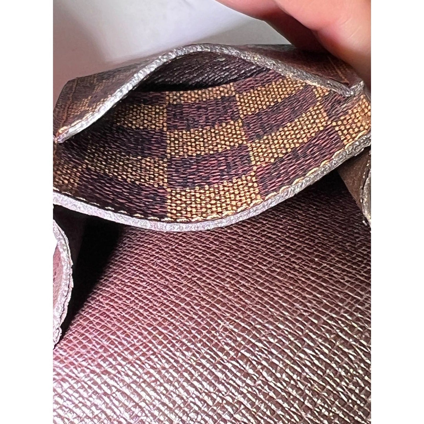 LOUIS VUITTON Damier Ebene Cigarette Card Cosmétique Pochette