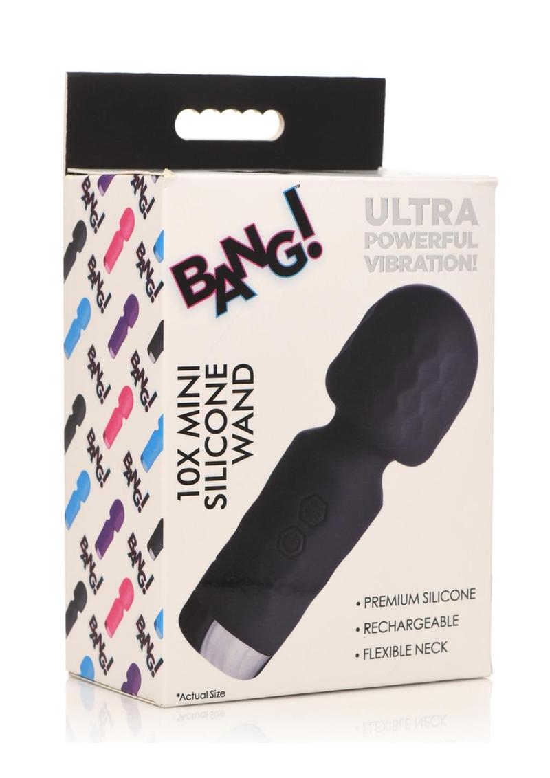 Bang! 10X Mini Silicone Wand Rechargeable Powerful Vibrator