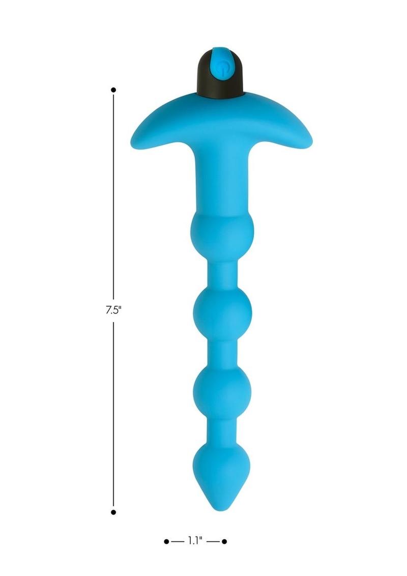 Bang! Vibrating Silicone Rechargeable Anal Beads
